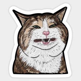 Digital Painting Cat Sticker